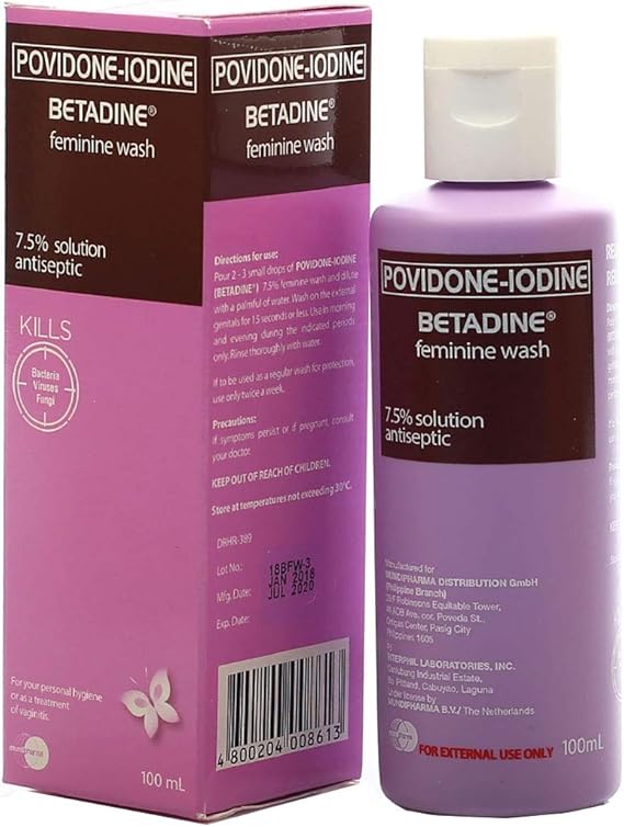 PovidoneIodine (BETADINE) Antiseptic Feminine Wash 100mL Buy Online