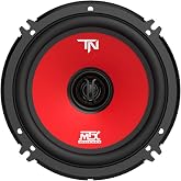 MTX Audio TERMINATOR6 Terminator Series 6.5", 2-Way, 45W RMS 4-Ohm Coaxial Speaker Pair