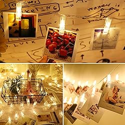 Twinkle Star 10 ft 20 LED Photo Clips String Lights