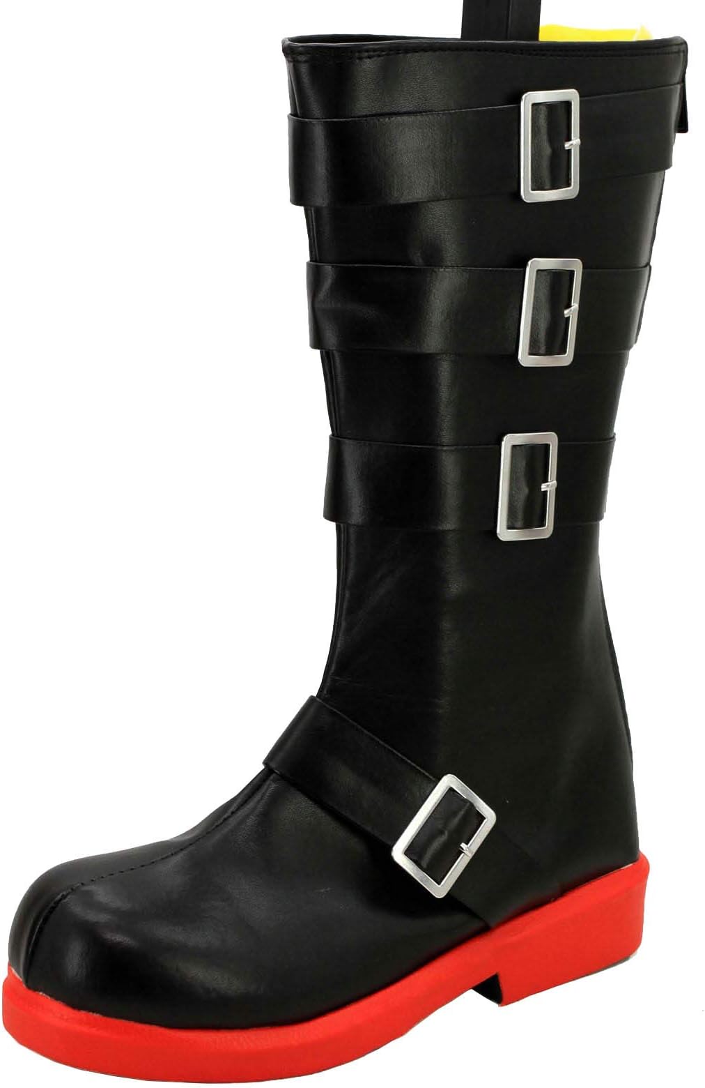 PinLian Womens RWBY Ruby Rose Cosplay Booties Black Boots Shoes Costume (UK 5)
