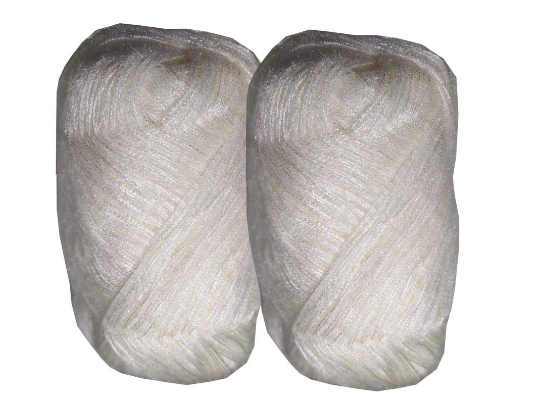 3 Ply Knitting Wool Yarn (100 gm Each) (White, Pack of 4) Amazon.in