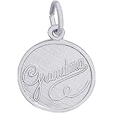 STERLING SILVER GRANDMA DISC CHARM