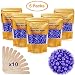 17.5 Oz Hair Wax Beans by Charmonic, Hard Body Wax Beans, Hair Removal Depilatory Wax European Beads for Women Men 500g/17.5Oz (lavender) primary
