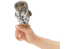 Folkmanis Mini Spotted Owl Finger Puppet
