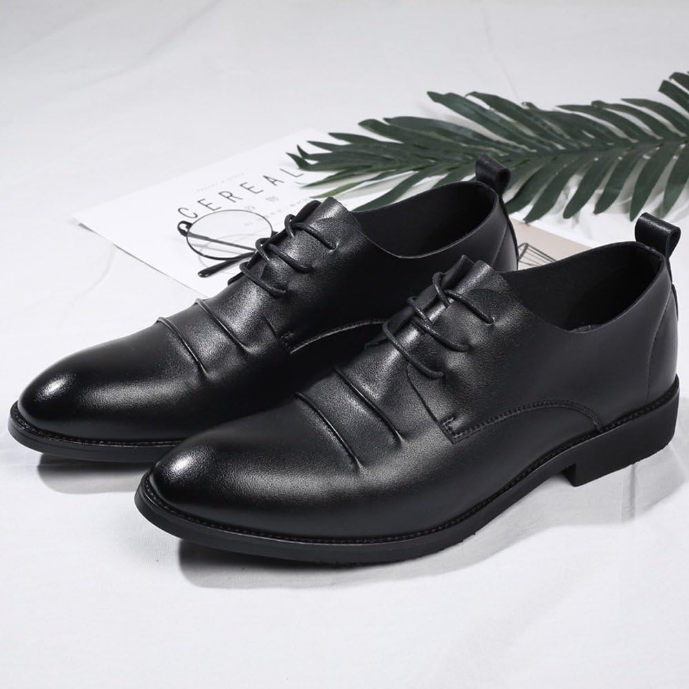 Cortical Leather Mens Casual Shoes Matte PU Leather