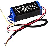 HANNAHONG 50W Constant Current Driver, AC85-265V DC28-36V 1500mA High Power LED Power Supply Transformer for Street, Flood, S