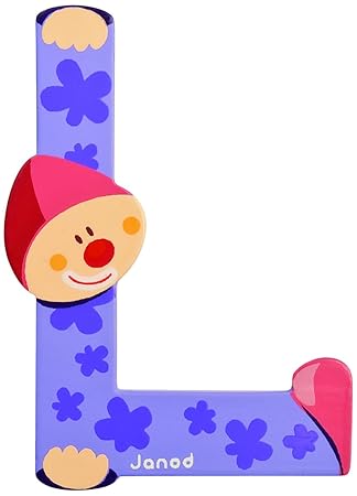 Janod Letra L Estilo Payaso 08504553 Colores Surtidos