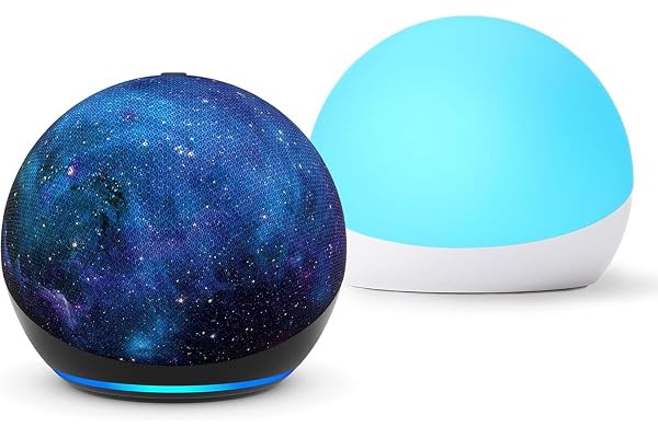 Amazon Echo Dot Kids (newest model) - Stardust, with Echo Glow, Smart speaker and night light for kids, Designed for Alexa+