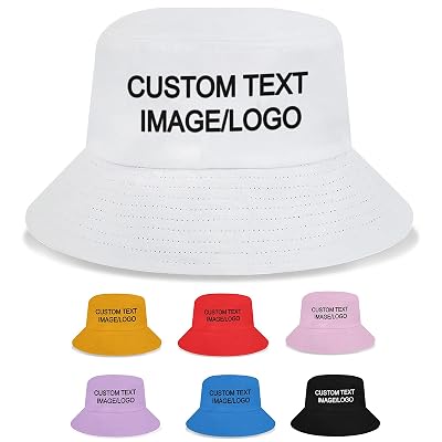 Buy Custom Bucket Hat for Women Men 