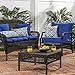 Greendale Home Fashions 44-Inch Indoor/Outdoor Swing/Bench Cushion, Marine Blue