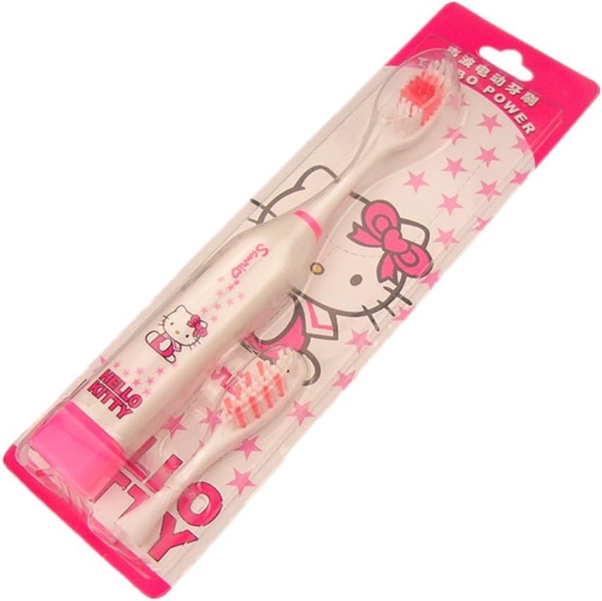 Cartoon Doraemon Pro-health Stages Disney Princess Power Kid's Electric Toothbrush with Two Brush Heads
