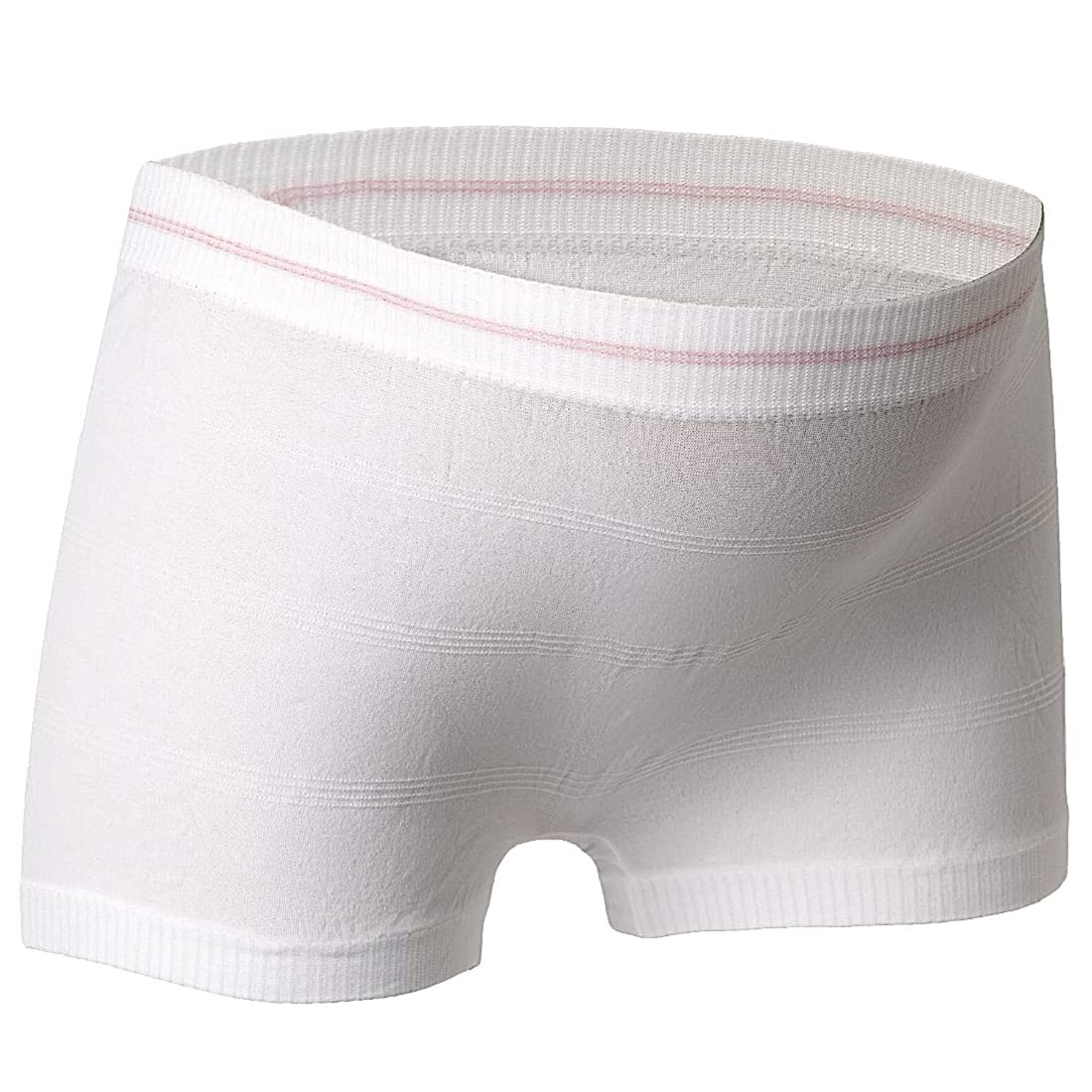 First Days Maternity Stretchy - Postpartum Underwear, Ideal for Pregnancy & Post-birth Use, Washable, C-Section Friendly, High-Waist, Latex-Free Pants, Pack of 6, Large, UK Size 16-20 White
