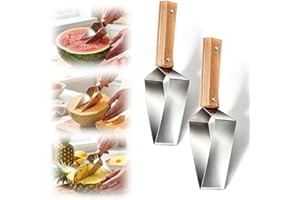 Stainless Steel Watermelon Slicer, Melon Slicer Fruit Cutter for Kitchen Gadgets Watermelon, Cantaloupe, Apples, Honeydew, Pi