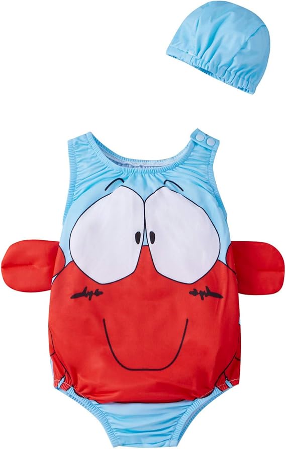 Amazon 子供 水着 女の子 男の子 かわいい スイムウェア キッズ ワンピース水着 動物柄 ベビー 水着 ガールズ ボーイズ スイミングウェア 幼児 水着 2点セット スイムキャップ 水泳帽子 付き スクール水着 赤ちゃん 水着 ノースリーブ 夏 競泳 水着 通販