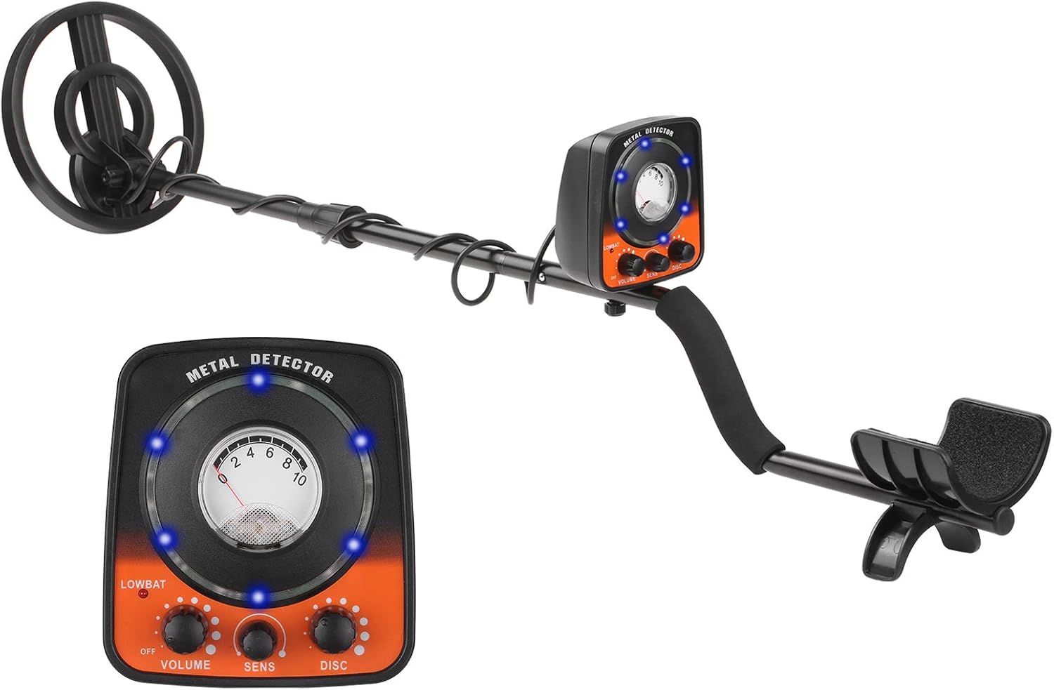 Metal Detector Adjustable Waterproof Metal 3846in Amazon.in Electronics