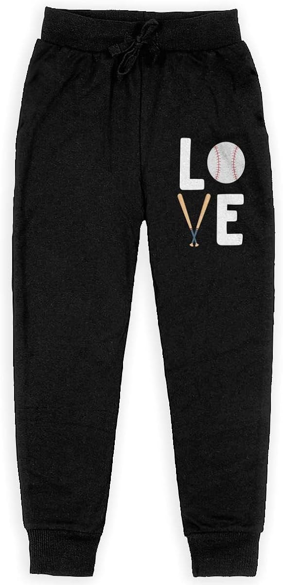 Love Softball Youth Sweatpants Joggers Sport and Training