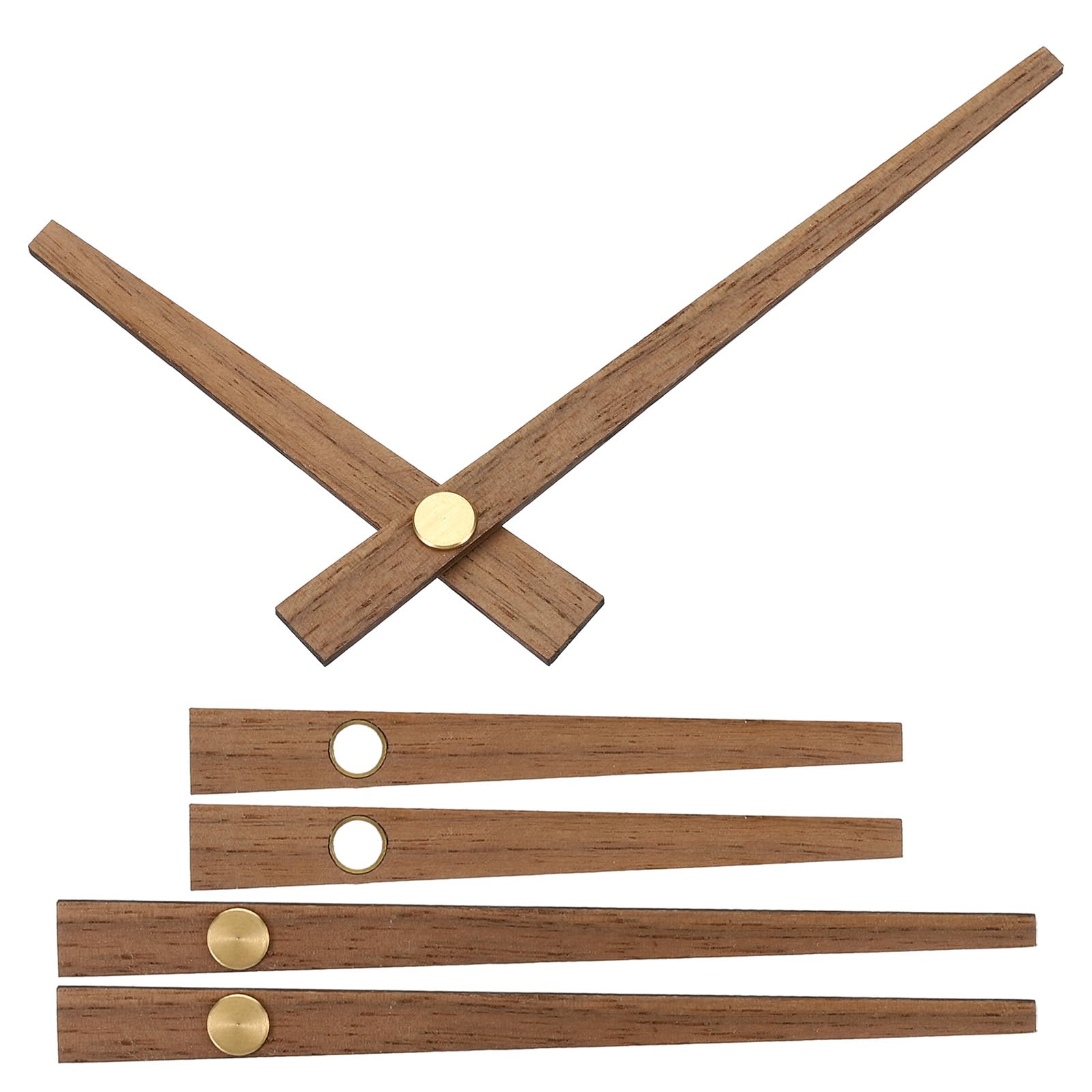 PATIKIL Replacement Clock Hands Kit, 3 Set Wooden Clock Mechanism Movement Wall Clock Hands Parts Replacement for 10 Inch Wall Clock Repair DIY Home Art Decor, A1