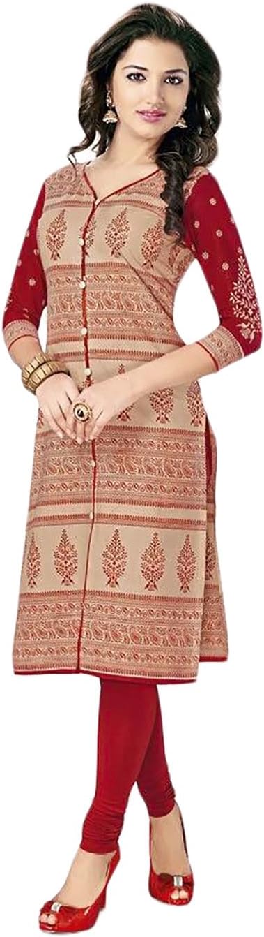 Jevi Prints Women's Unstitched Kurti Material