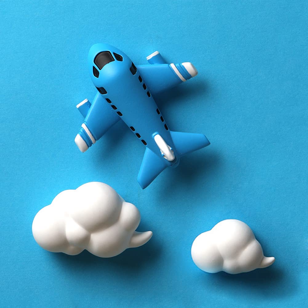 Photo 1 of Aircraft Fridge Magnet, Airplane Clouds Refrigerator Magnets, Fun Magnets Novelty Office Home Kitchen Accessories Whiteboard Magnets