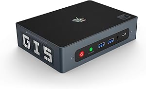 Beelink GTI Mini PC Windows 10 Pro System Intel i5-8259U 4-Core, 16GB DDR4 RAM, 512GB NVME SSD, WiFi 6,BT5.0, Fingerprint Identification,Support Auto Power On, Home and Business Desktop Computer