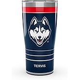 Tervis Traveler UConn Huskies - MVP Triple Insulated Tumbler Travel Cup Keeps Drinks Cold & Hot, 20oz, Stainless Steel