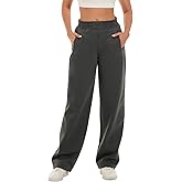 HOdo 32"/34" Inseam Womens Tall Sweatpants Fleece Joggers for Women Wide Leg Pants with Pockets for Workout