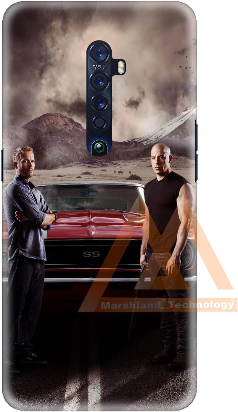 MARSHLAND Latest Movie Character Pattern Printed Design Hard Back Cover Compatible for Oppo Reno 2