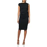 BOSS Women's Enila Asymmetric Jersey Dress