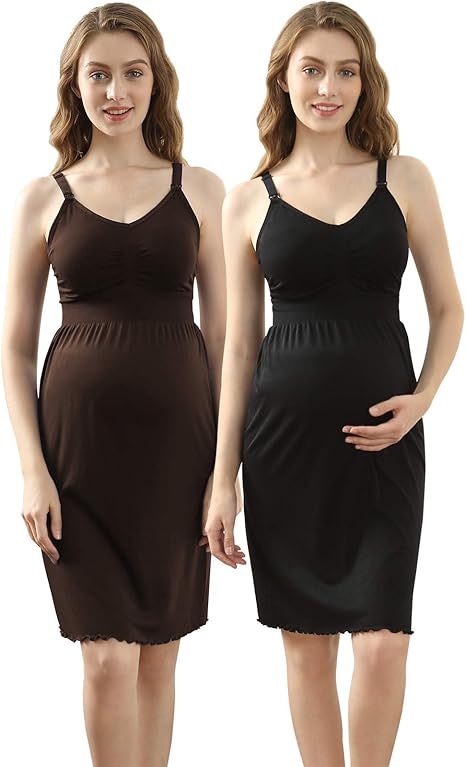 Amazon Co Jp Ilovesia アイラブシア マタニティ キャミソール 授乳 ブラ ワンピース カップ付き インナー 黒 コーヒー 2枚 S 服 ファッション小物 Amazon Co Jp Ilovesia アイラブシア マタニティ キャミソール 授乳 ブラ ワンピース カップ付き インナー 黒 コーヒー 2枚 S 服 ファッション小物