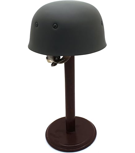 Amazon.com : WW2 German M38 Helmet Airborne (Black) : Sports
