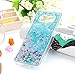 Galaxy S8 Plus Case, YOKIRIN Clear Flexible Silicone Phone Cover Pink Glitter Shiny Liquid Sand Shockproof Protective Case for Samsung Galaxy S8 Plus with One Touch Pen & One Dust Plug, Blue
