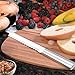Rada Cutlery Bagel Knife Stainless Steel Blade With Aluminum Made in the USA, 10-1/8 Inches, Silver Handle