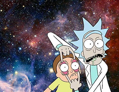 Rick &amp; Morty Image Photo Cake Topper Sheet Birthday Party - 1/4 Sheet - 77595