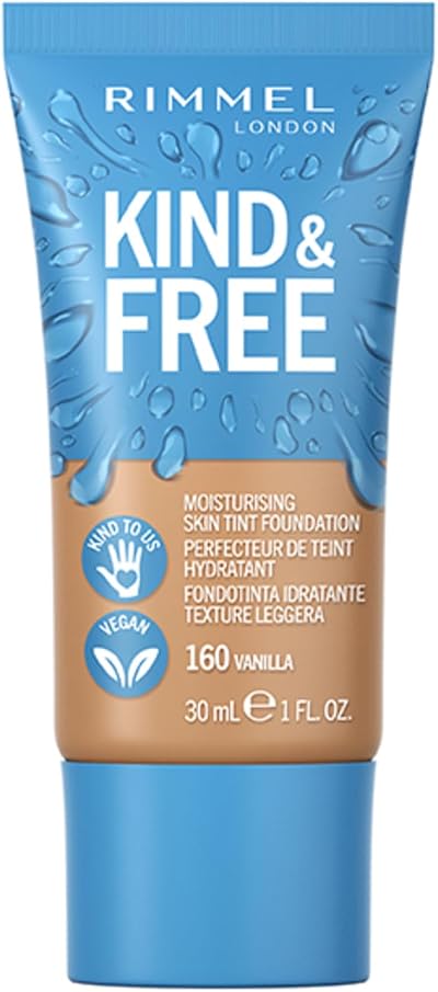 Rimmel Kind & Free Hydrating Foundation Vanilla 160 77% natural