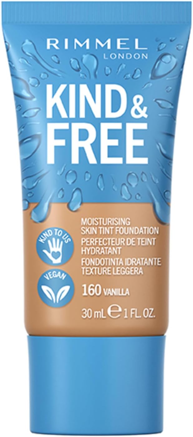 Rimmel Kind & Free Hydrating Foundation Vanilla 160 77% natural