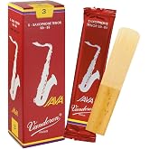 Vandoren SR273R Tenor Sax JAVA Red Reeds Strength 3; Box of 5