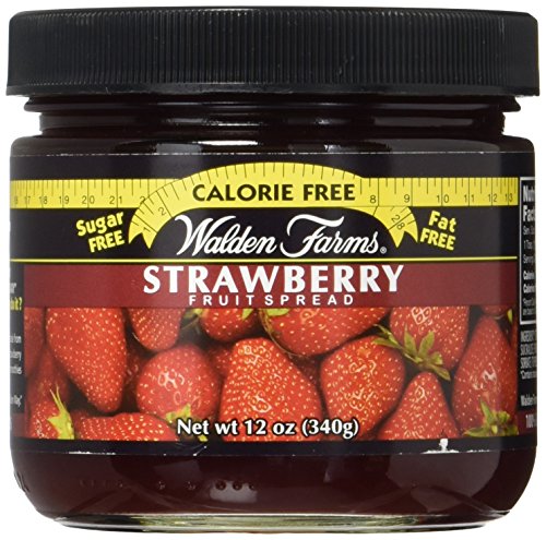 Walden farms calorie free fruit spread, strawberry flav…