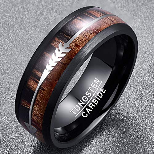 Vakki Herren Ring Hawaii Koa Holz – Bild 3