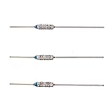 HUABAN 10 Pieces Metal Temperature Thermal Fuse
