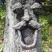 jinhuoba Wild Bird Feeder, Tree Face and Big Eye Feeder, Whimsical Tree Hugger Sculpture -Outdoor & Garden Decor primary