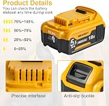 Powarobor 18V 5.5Ah Lithium Battery for Dewalt XR DCB184 DCB182 DCB183 DCB200 view 4