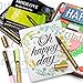 Metallic Markers Paint Pens-Medium Tip Paint Pens Metal Art Permanent Marker Set for Card Making, Painting Rocks, Scrapbooking, Black Paper, Glass,Wood, Ceramics,DIY Craft Kids,10 Colors(12 Pcs) 