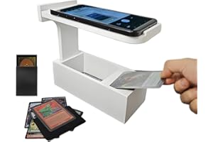 DMERHAC Wooden MTG Card Stand,Trading Card Scanner for ManaBox App fit More Phone Cameras, Quickly Scan and Price Check