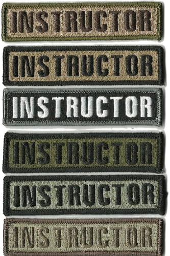 (6) Pack - HLK Culpeper Tactical Morale Hook Patches Morale Instructor Bundle