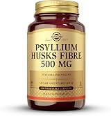 Solgar Psyllium Husks Fibre 500 mg Vegetarian Capsules Pack 200 view 1
