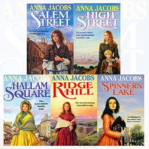 Anna Jacobs Gibson Family Saga Collection 5 Books Bundle (Ridge Hill