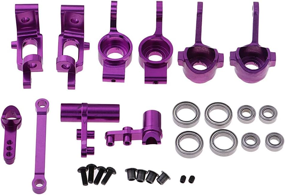 B Blesiya 1/10 Model Cars Upgrade Steering Parts Set for HSP 94122 94123 94111 94188