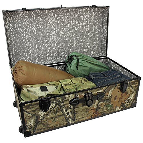 Seward Trunk Mossy Oak 30-Inch Stackable Storage Locker with Wheels, Camo, One Size - Thumbnail 4