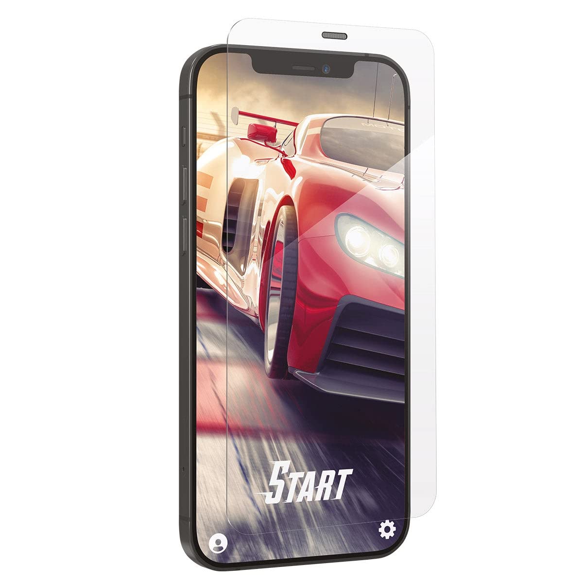 ZAGG InvisibleShield Glass Elite+ Gamers' Edition for the Apple iPhone 12 Pro Max (Screen)- Anti-microbial, Impact Protection, Smudge Free, Scratch Resistant