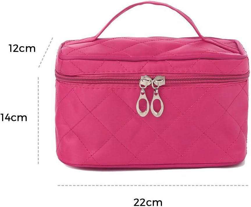 RK Brands Multipurpose Pouch with Double Zipper Red Color